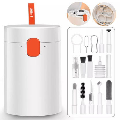 20-in-1 Laptop Keyboard Cleaner Kit, Electronic Device Cleaning Tool Set for Camera, Screen & More