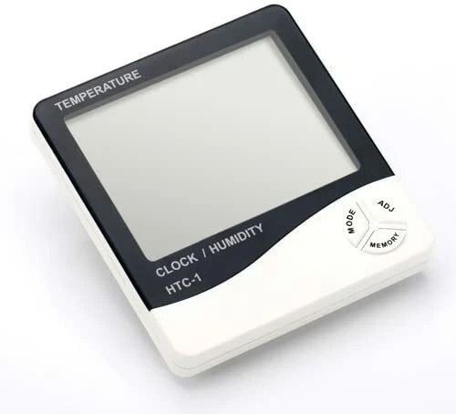 Digital Thermometer Indoor Outdoor With Humidity Meter LCD Display Hygrometer Alarm Clock Calendar  2
