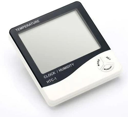 Digital Thermometer Indoor Outdoor With Humidity Meter LCD Display Hygrometer Alarm Clock Calendar  2