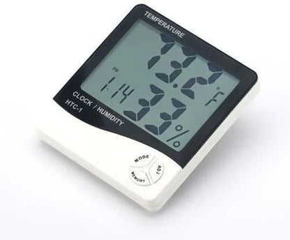 Digital Thermometer Indoor Outdoor With Humidity Meter LCD Display Hygrometer Alarm Clock Calendar  3