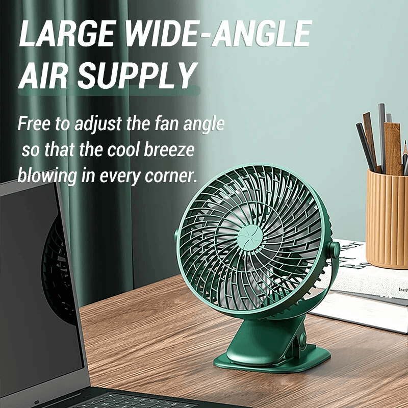 USB Desk  ClipOn Fan Small Air Circulator Portable Cooling For Camping  Stroller 1