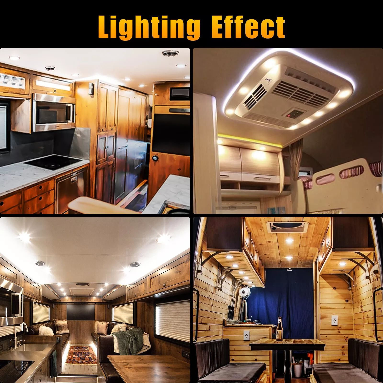 20Pack T10 LED Bulbs 6000K Super White Interior Lights For RV Camper  Car Upgrades 1