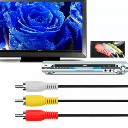 1080P HDMI To 3 RCA Video Audio Converter Cable For HDTV AV Component Adapter 2