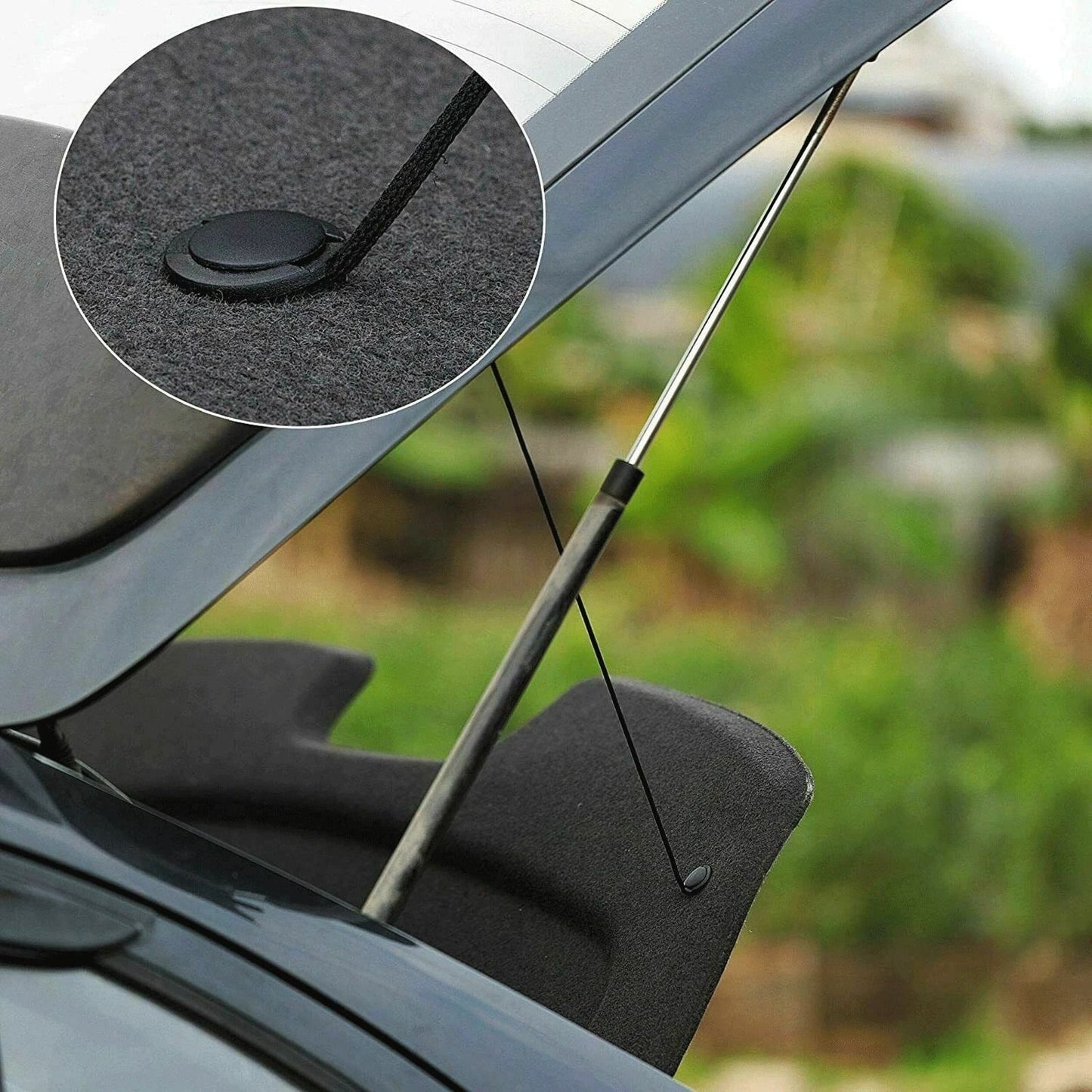 200PCS 8mm Bumper Retainer Clips  Auto Car Plastic Push Rivets Fastener For Fender Trim Panel  Mud  2