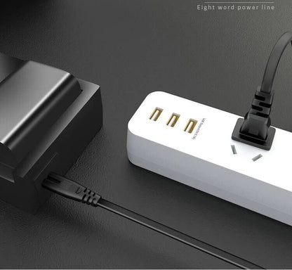 Universal 2 Prong AC Power Cord For PS5 PS4 PS3 PS2 Slim Xbox Series XS PC Laptop Monitor  Samsung  4