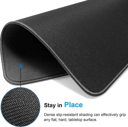 Non Slip Mouse Pad Stitched Edge For PC Laptop Computer Gaming Rubber Base 3