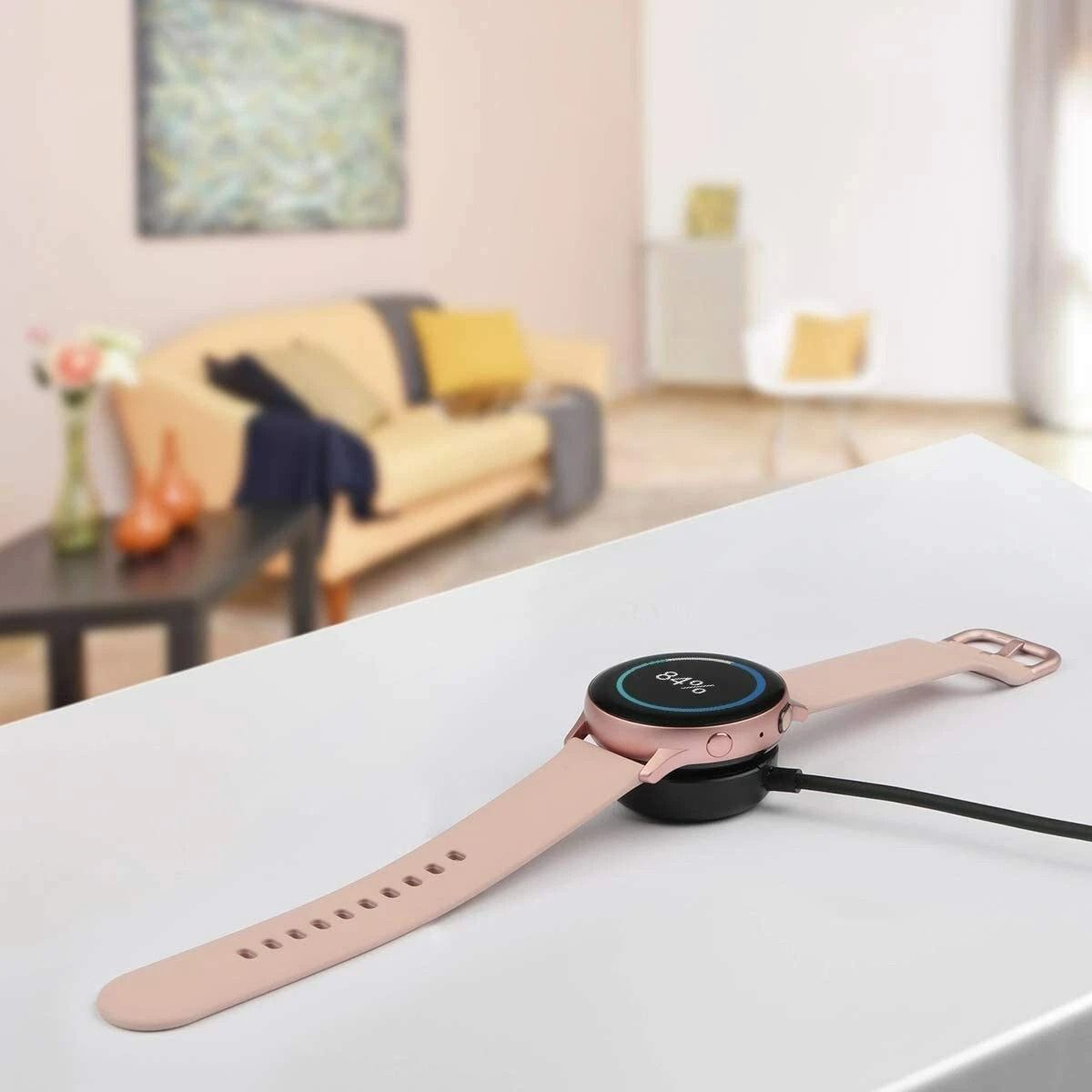 Wireless Magnetic Charger For Samsung Galaxy Watch 43Active 21  Fast Charging Dock For SMR840R850R5