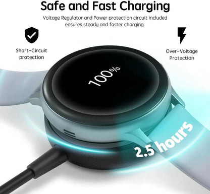 Wireless Magnetic Charger For Samsung Galaxy Watch 43Active 21  Fast Charging Dock For SMR840R850R5