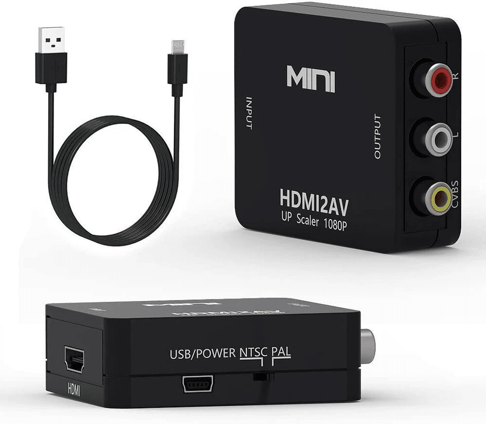 HDMI To RCA AV Adapter Converter Cable CVBS Composite HD Video Audio 3