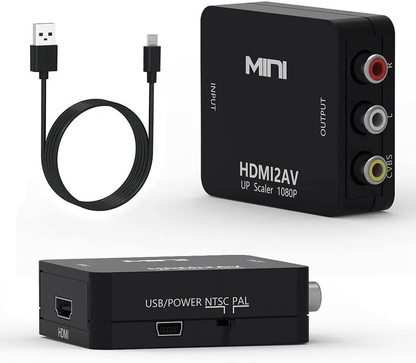 HDMI To RCA AV Adapter Converter Cable CVBS Composite HD Video Audio 3