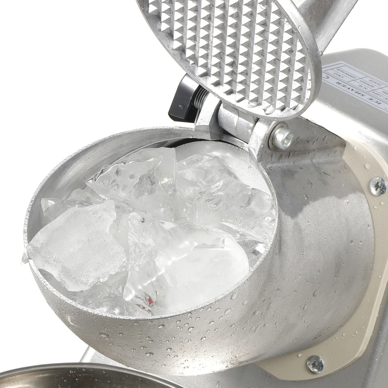 Electric Ice Shaver Machine  143 Lbshr HighCapacity Snow Cone Maker  Ice Crusher For Shaved Ice 2
