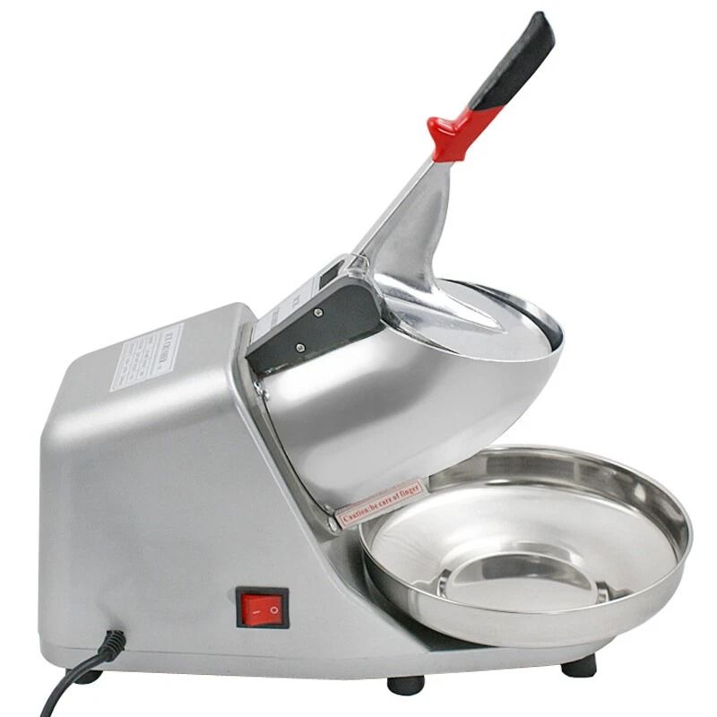 Electric Ice Shaver Machine  143 Lbshr HighCapacity Snow Cone Maker  Ice Crusher For Shaved Ice 8