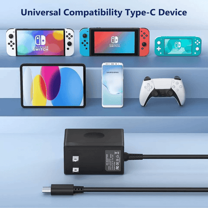 Nintendo Switch AC Power Supply Adapter Home Wall  Travel Charger 2