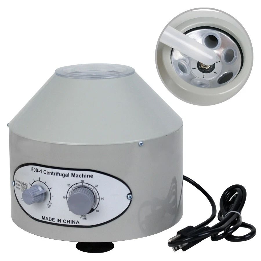 8001 Electric Centrifuge Machine 110V Lab Centrifuge 4000 RPM 20ml X 6 Tubes For Medical  Laborator 10