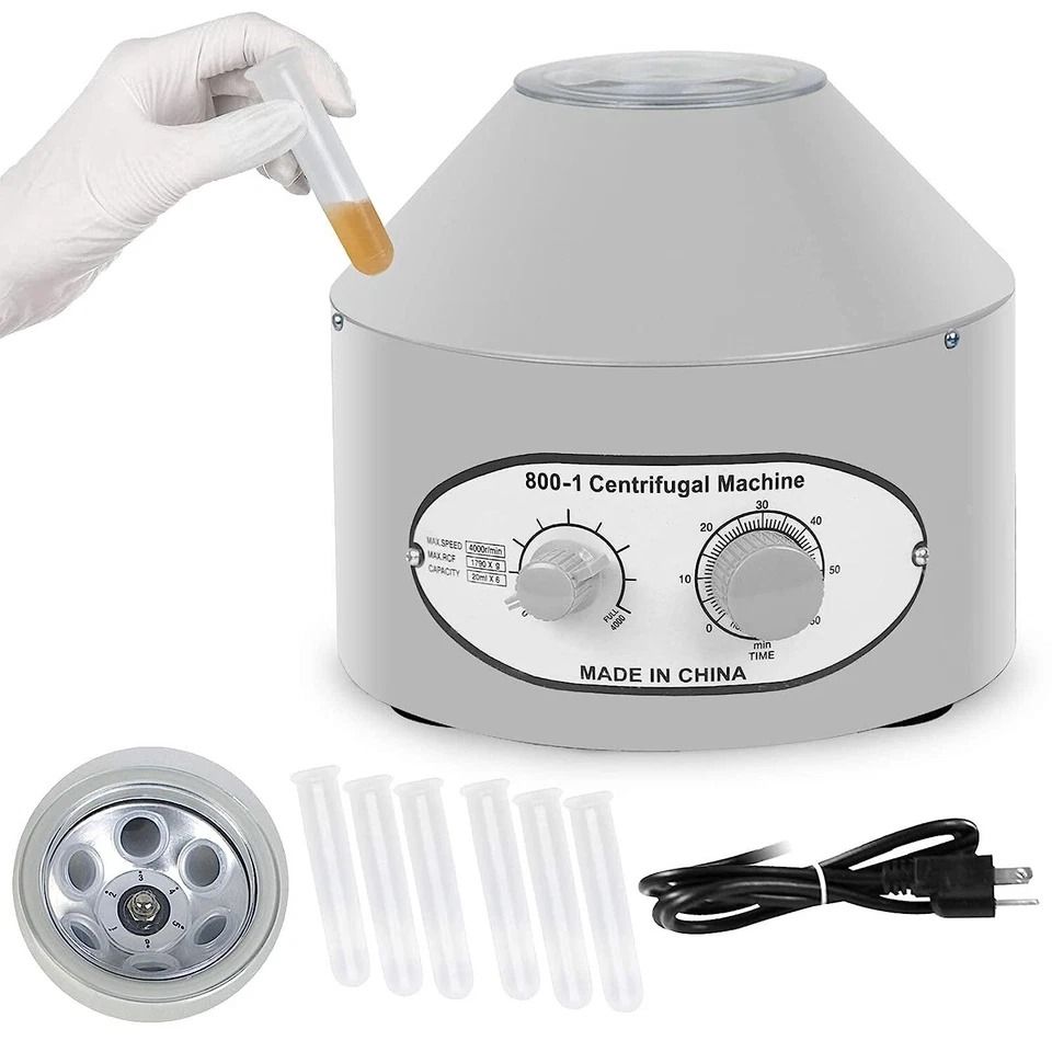 8001 Electric Centrifuge Machine 110V Lab Centrifuge 4000 RPM 20ml X 6 Tubes For Medical  Laborator 4
