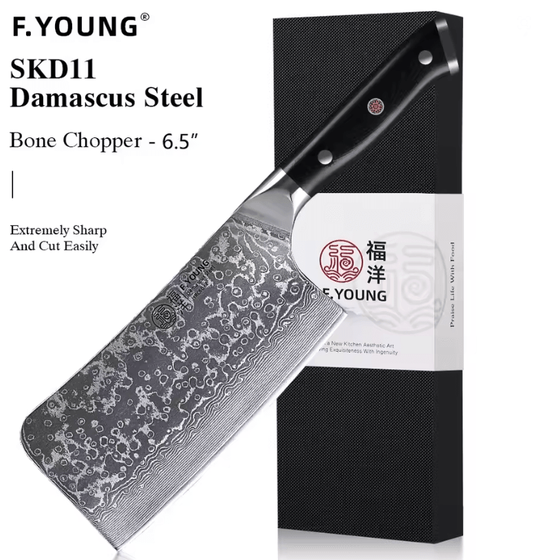 FYOUNG Damascus Steel Japanese Chef Knife  PrecisionCrafted For ProLevel Slicing 2