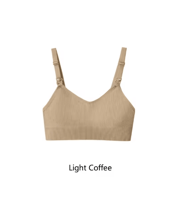 ComfortFit Wireless Nursing Bra  Soft AntiSag Support For Breastfeeding Moms 9