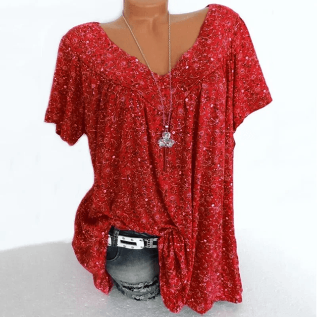 Floral Sleeveless VNeck Tank Top  Lightweight Casual Summer Shirt For Women 7
