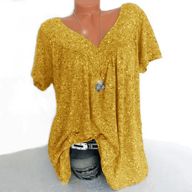 Floral Sleeveless VNeck Tank Top  Lightweight Casual Summer Shirt For Women 6
