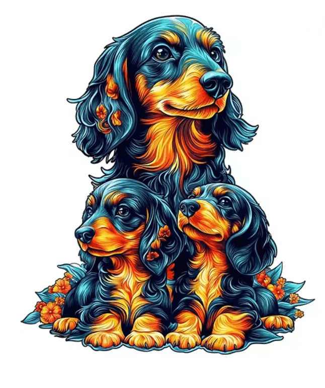 Wooden Animal Jigsaw Puzzle  Unique Dog Puzzle Gift For Adults And Kids 18