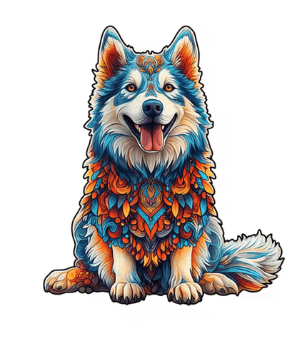 Wooden Animal Jigsaw Puzzle  Unique Dog Puzzle Gift For Adults And Kids 8