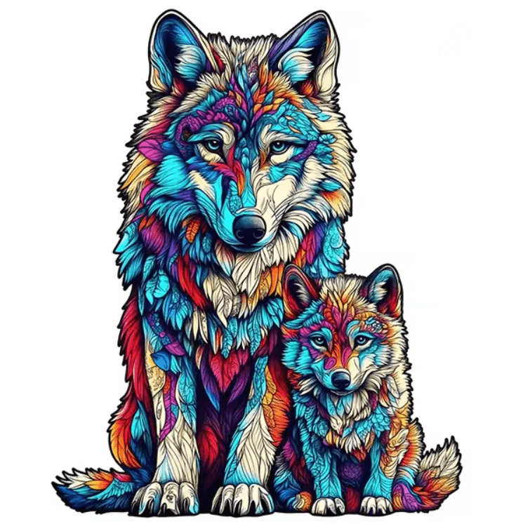 Wooden Animal Jigsaw Puzzle  Unique Dog Puzzle Gift For Adults And Kids 5