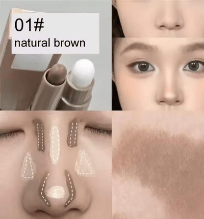 DoubleEnded Contour And Highlight Stick  Waterproof Cream Makeup For Sculpted Radiant Skin 3
