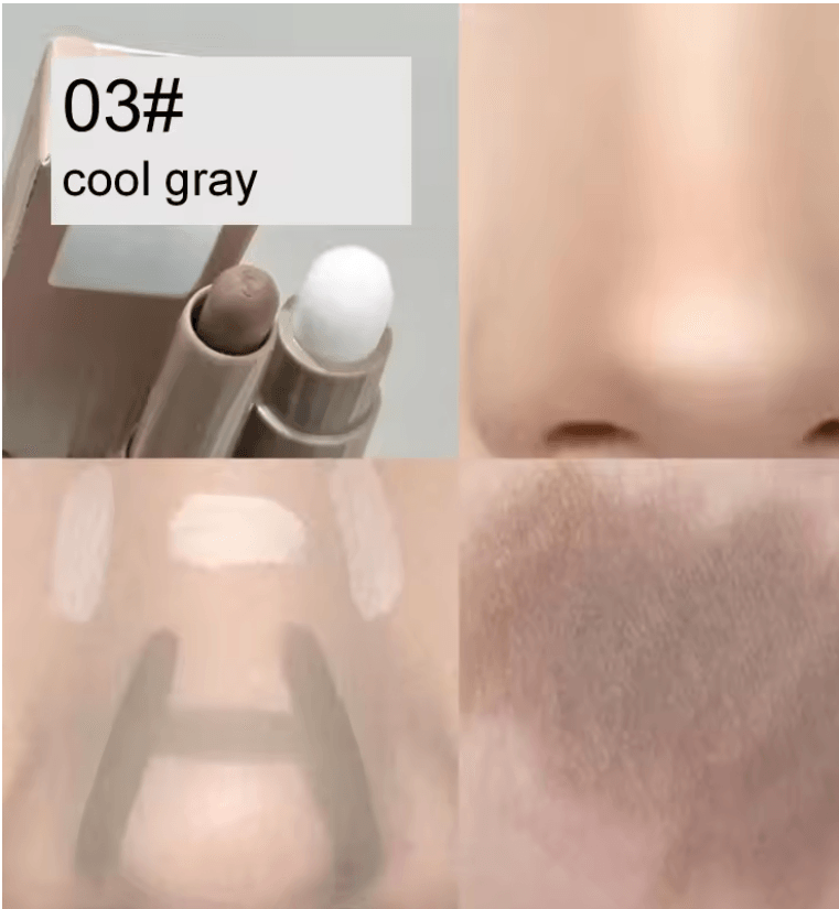DoubleEnded Contour And Highlight Stick  Waterproof Cream Makeup For Sculpted Radiant Skin 5
