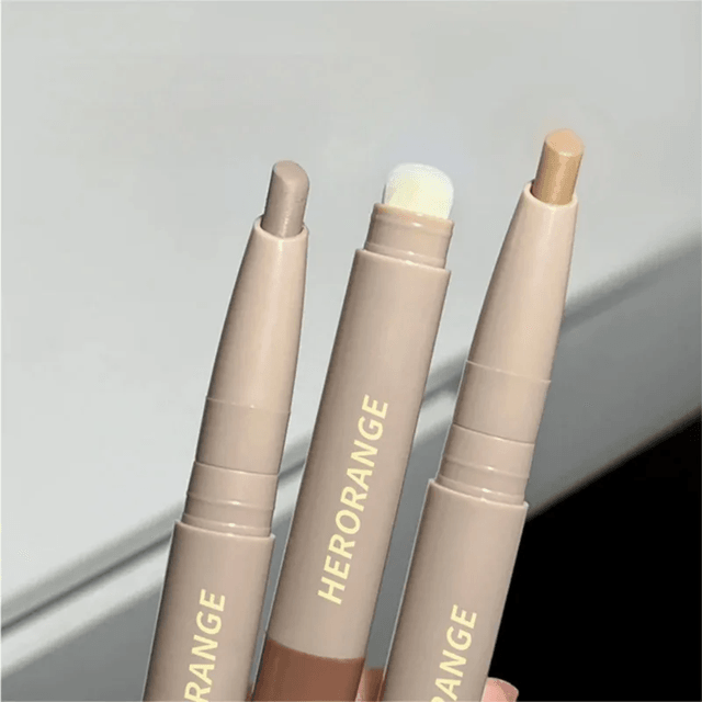 Double-Ended Contour and Highlight Stick – Waterproof Cream Makeup for Sculpted, Radiant Skin