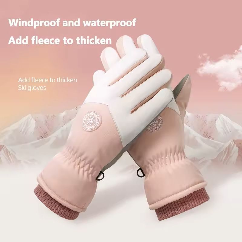Waterproof Winter Ski Gloves for Couples