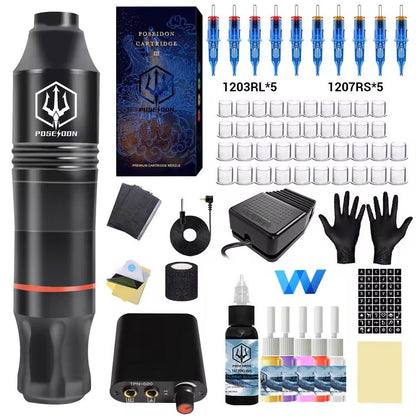 Wireless Tattoo Pen Kit For Permanent Makeup 5