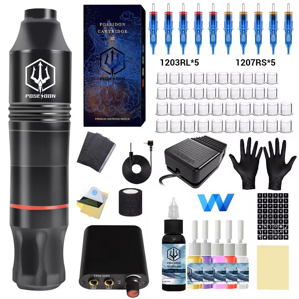 Wireless Tattoo Pen Kit For Permanent Makeup 6