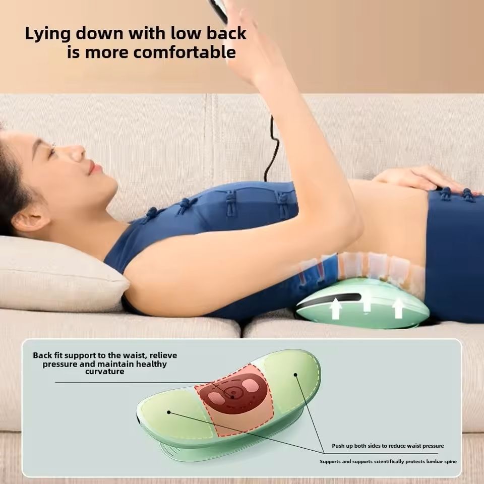 Electric Lumbar Traction Massager for Back and Spine Relief