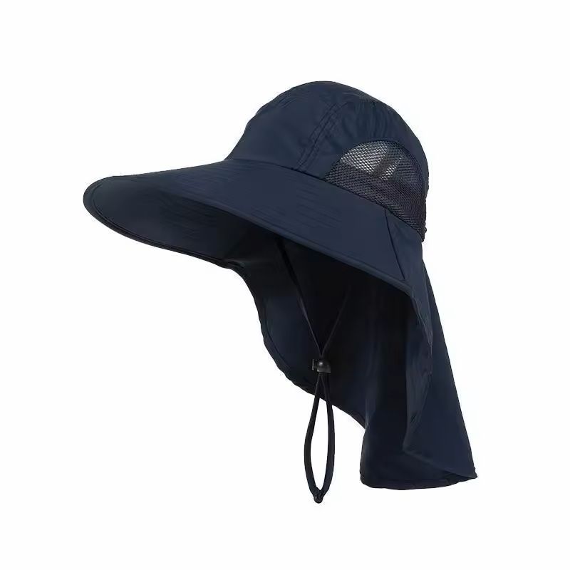 Wide Brim Outdoor Sun Hat With Neck Cover 6