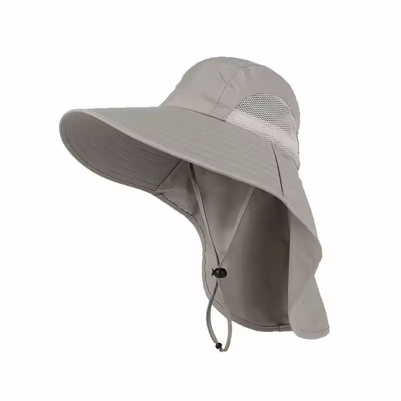 Wide Brim Outdoor Sun Hat With Neck Cover 8