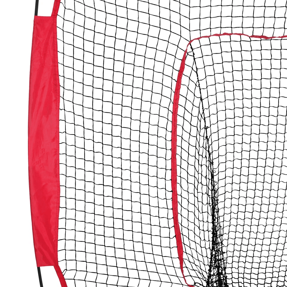 Softball Baseball Practice Net Portable Hitting  Batting Net Bow Frame With Carry Bag 2