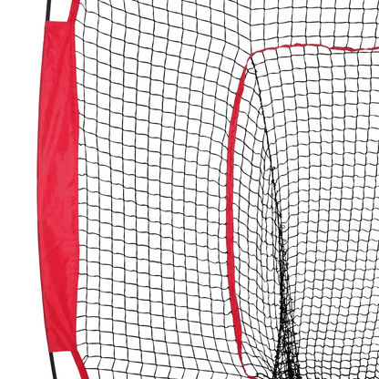 Softball Baseball Practice Net Portable Hitting  Batting Net Bow Frame With Carry Bag 2