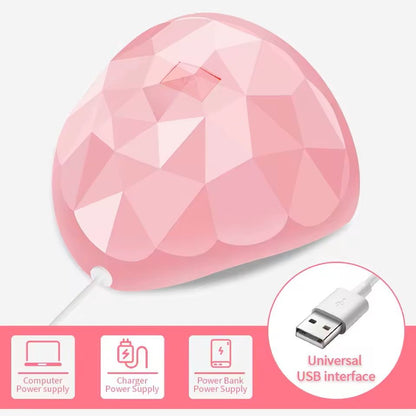 UV LED Nail Dryer Lamp For Gel Polish Curing And Salon Nails At Home 5
