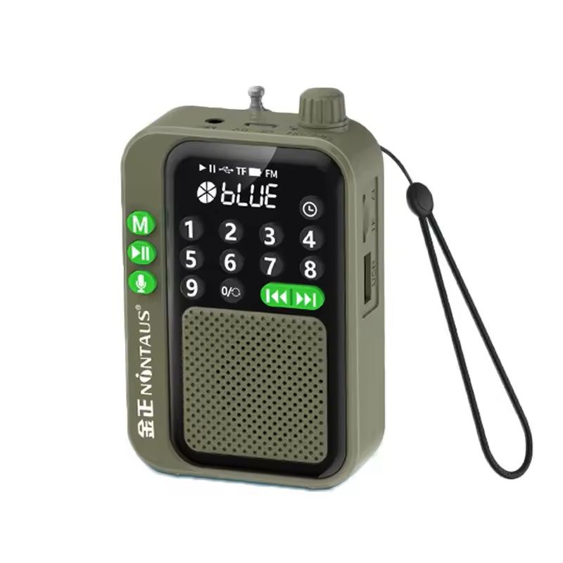 Mini Portable FM Radio With Bluetooth Speaker And MP3 Music Playback 6