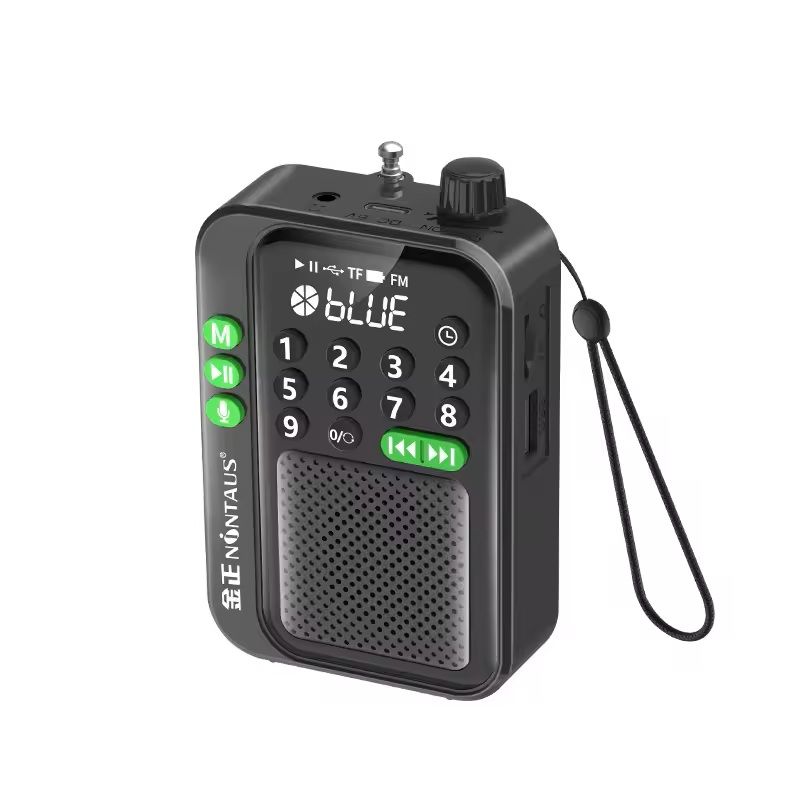Mini Portable FM Radio With Bluetooth Speaker And MP3 Music Playback 7