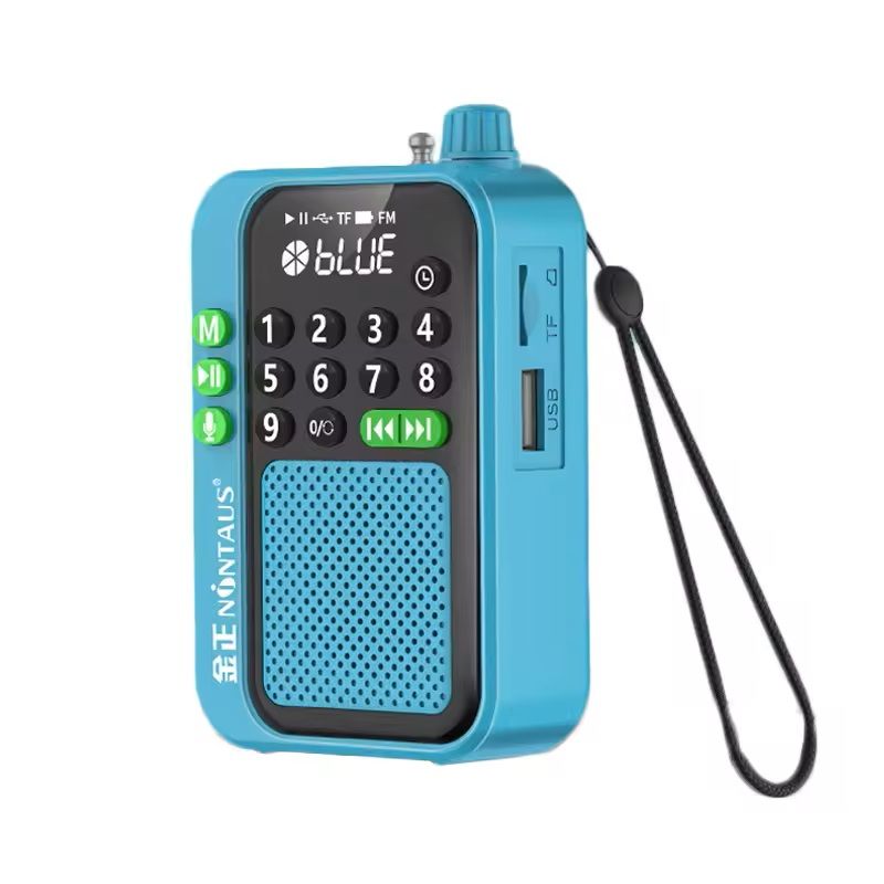 Mini Portable FM Radio With Bluetooth Speaker And MP3 Music Playback 8