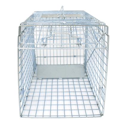 Heavy Duty Steel Humane Live Animal Trap Cage Preassembled Wildlife Catch  Release 3