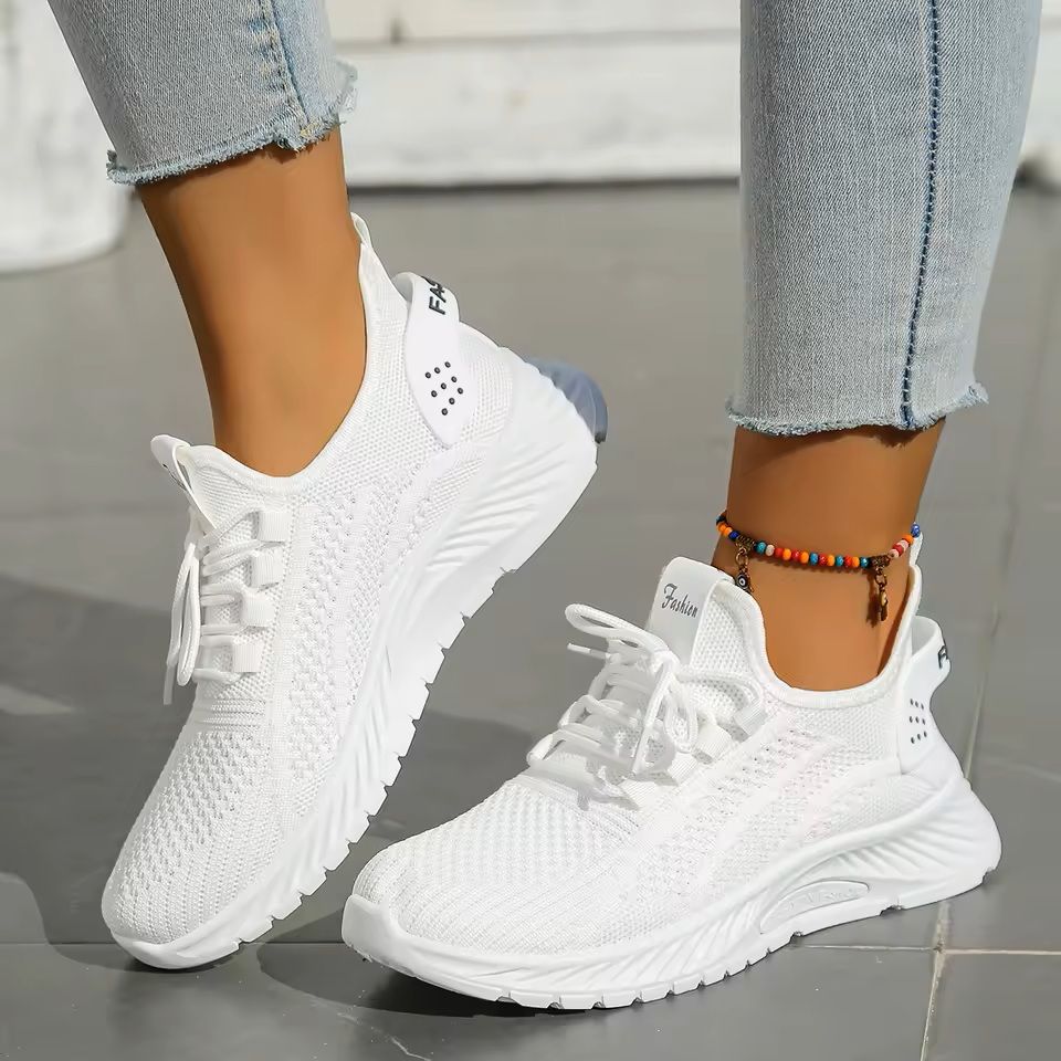Womens Casual Fly Weave Sneakers For Fall Walking And Everyday Wear 6