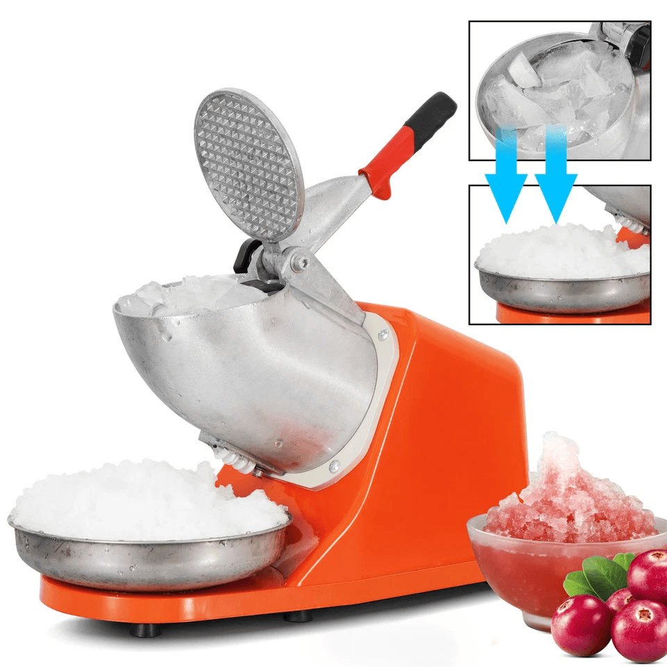 Electric Ice Crusher Machine, Ice Shaver & Shaved Ice Snow Cone Maker
