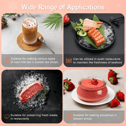 Electric Ice Crusher Machine Ice Shaver  Shaved Ice Snow Cone Maker 4