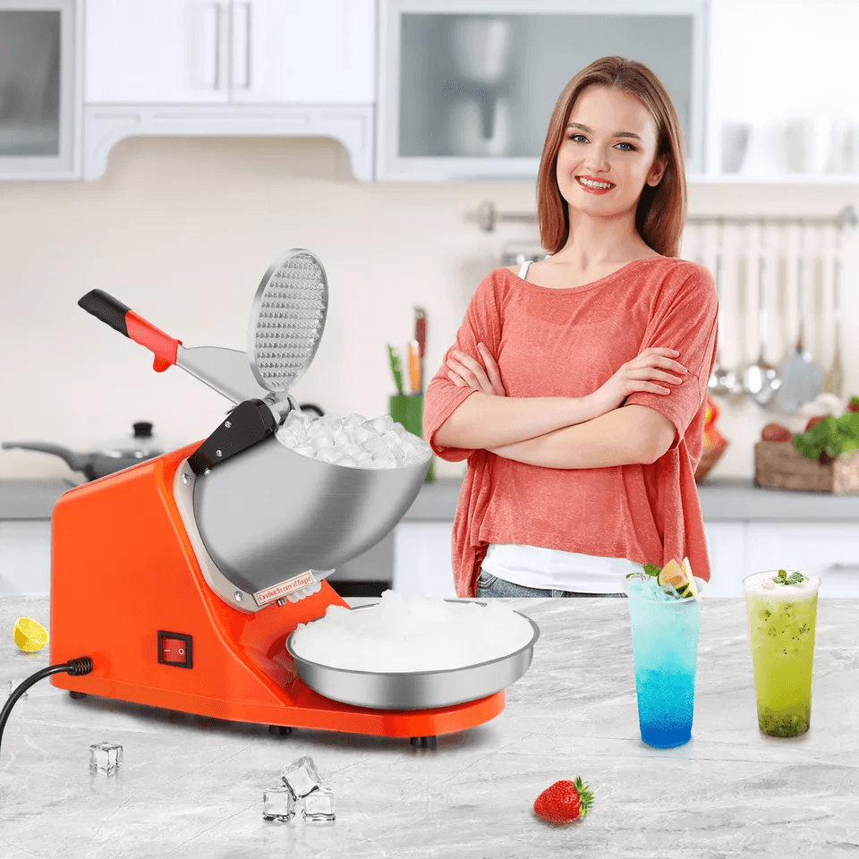 Electric Ice Crusher Machine Ice Shaver  Shaved Ice Snow Cone Maker 1