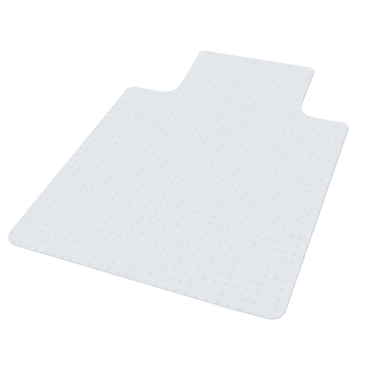 Heavy Duty PVC Home Office Thicken Chair Mat Rectangular Lip Design With Studded Back For Carpet Pr 8