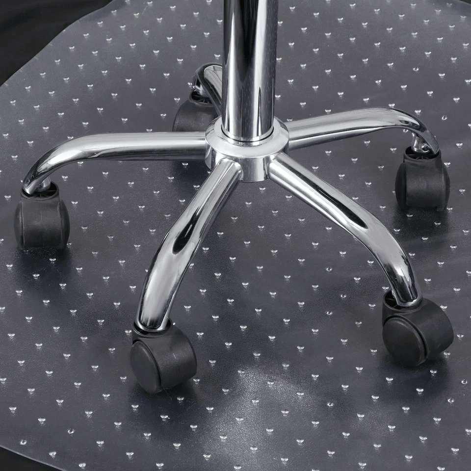 Heavy Duty PVC Home Office Thicken Chair Mat Rectangular Lip Design With Studded Back For Carpet Pr 4