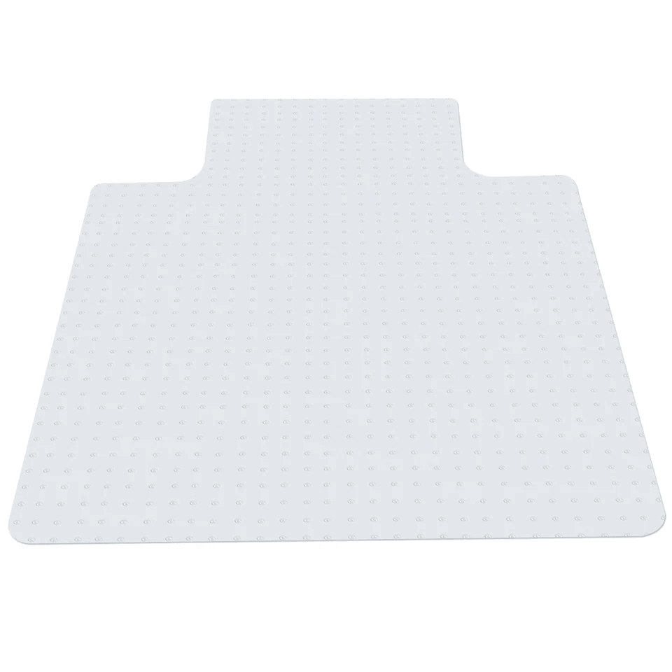 Heavy Duty PVC Home Office Thicken Chair Mat Rectangular Lip Design With Studded Back For Carpet Pr 15