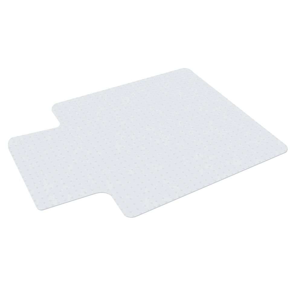 Heavy Duty PVC Home Office Thicken Chair Mat Rectangular Lip Design With Studded Back For Carpet Pr 17